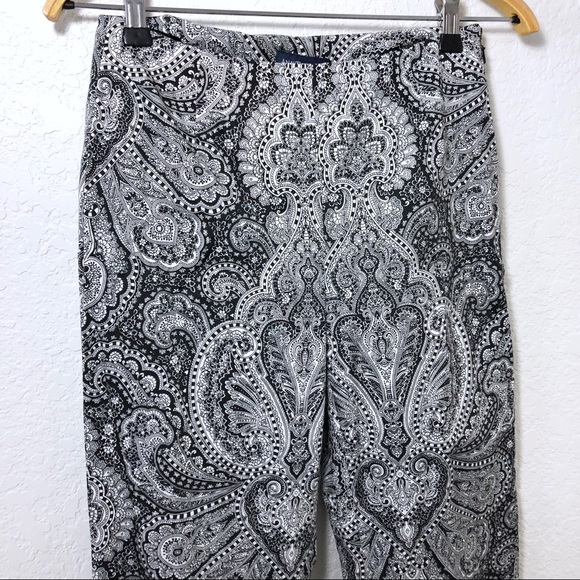 3/$30 Ann Taylor 2 Ankle Boho Patter Pants - Picture 6 of 7